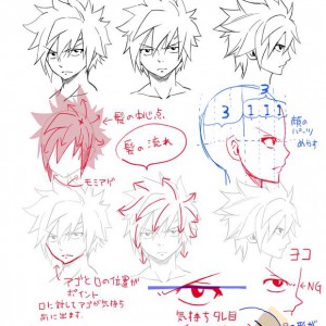Hiro Mashima Sketches a Female Version of Natsu Dragneel 5
