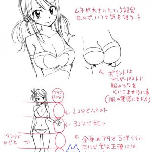 Hiro Mashima Sketches a Female Version of Natsu Dragneel 6