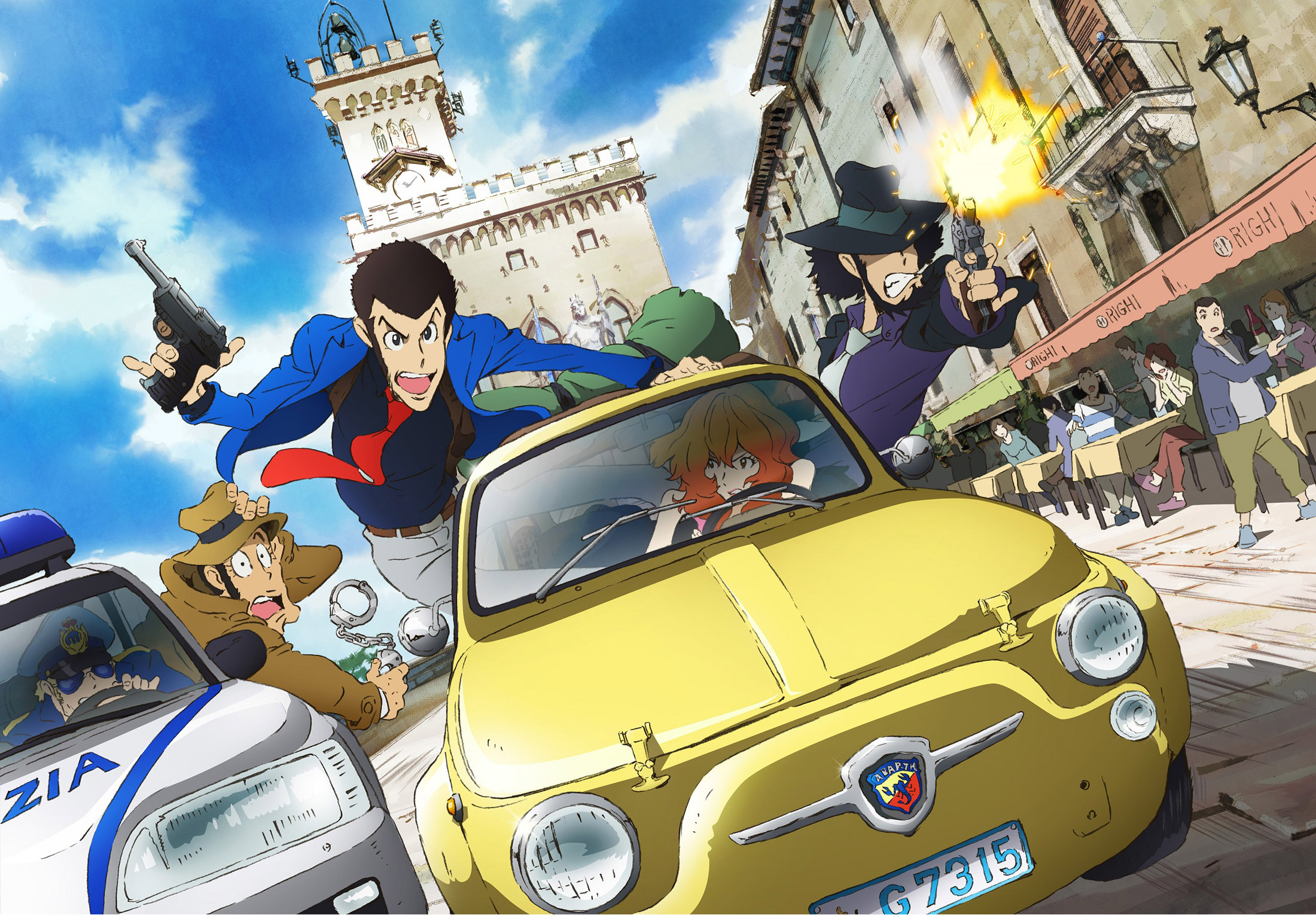 Lupin III Anime Visual Revealed - Haruhichan