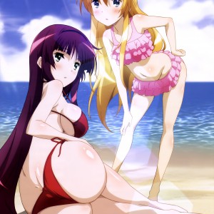 Megami MAGAZINE April 2015 anime posters Haruhichan.com Seiken Tsukai no World Break