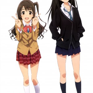 Megami MAGAZINE April 2015 anime posters Haruhichan.com The Idolmaster Cinderella Girls