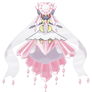 Pokémon Omega Ruby Alpha Sapphire Official Art Mega Diancie