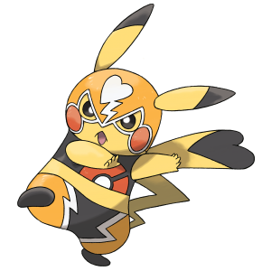 Pokémon Omega Ruby Alpha Sapphire Official Art Pikachu Libre