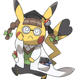 Pokémon Omega Ruby Alpha Sapphire Official Art Pikachu PhD