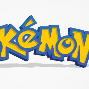 Pokémon logo and Pikachu art