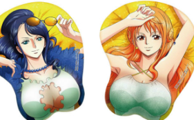Rest Your Wrist on Nami and Robin’s New Oppai Mousepads