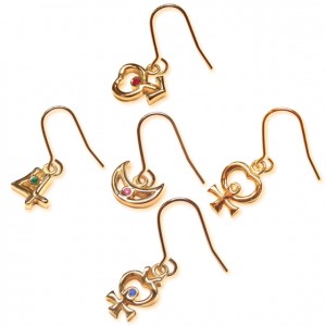 Sailor Moon Jewelry earring sets senshi symbol designs