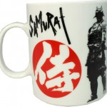 Samurai and ninja mug