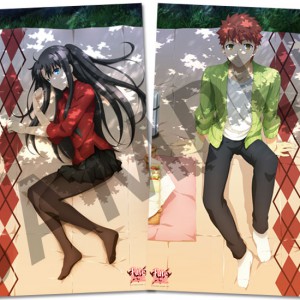 Super-Sized Shiro and Rin Fabric Posters Offered at Comiket 89