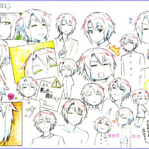 The-Disappearance-of-Nagato-Yuki-Chan-Anime-Character-Design-Sheet-Itsuki-Koizumi