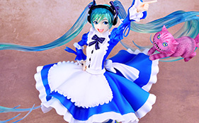 wonderland miku figure