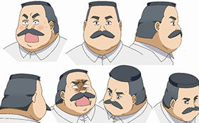 Ojisan and Marshmallow Anime Character Designs Revealed