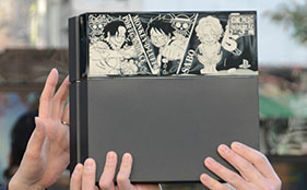 Custom One Piece PlayStation 4 Features Ace, Luffy and Sabo